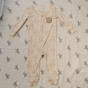 BearPaw Cream One Piece Footies for Cozy Comfort